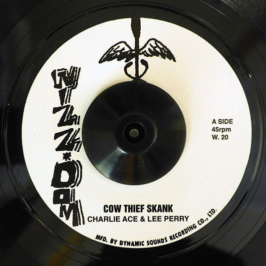Charlie Ace, Lee Perry - Cow Thief Skank  /  The Upsetters - Seven And Three Quarter Skank (7")