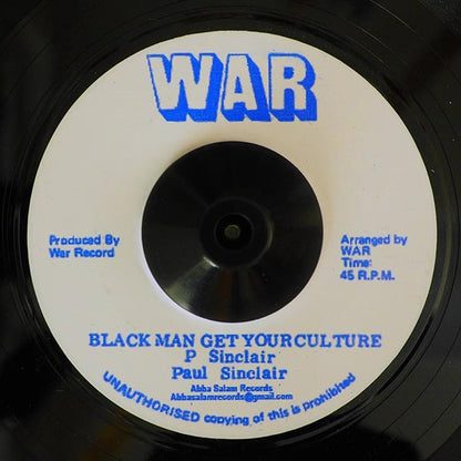 Paul Sinclair - Black Man Get Your Culture  /  Version (7")