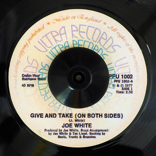 Joy White - Give And Take On Both Sides  /  Joe White - Roots Dub (7")