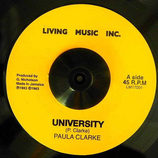 Paula Clarke - University  /  Version (7")