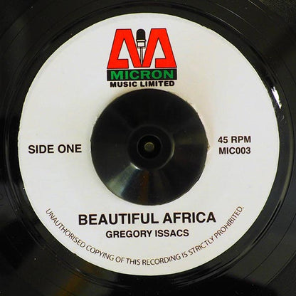 Gregory Isaacs - Beautiful Africa  /  Version (7")