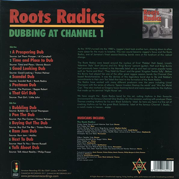 The Roots Radics - Dubbing At Channel One (LP)