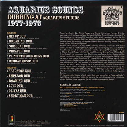 Aquarius Sounds - Dubbing At Aquarius Studios 1977-1979 (LP) - PureSound Records