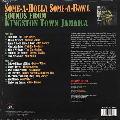 Max Romeo, Slim Smith, Roy Shirley, Etc. - Some-A-Holla Some-A-Bawl: Sounds From Kingston Town Jamaica (LP) - PureSound Records