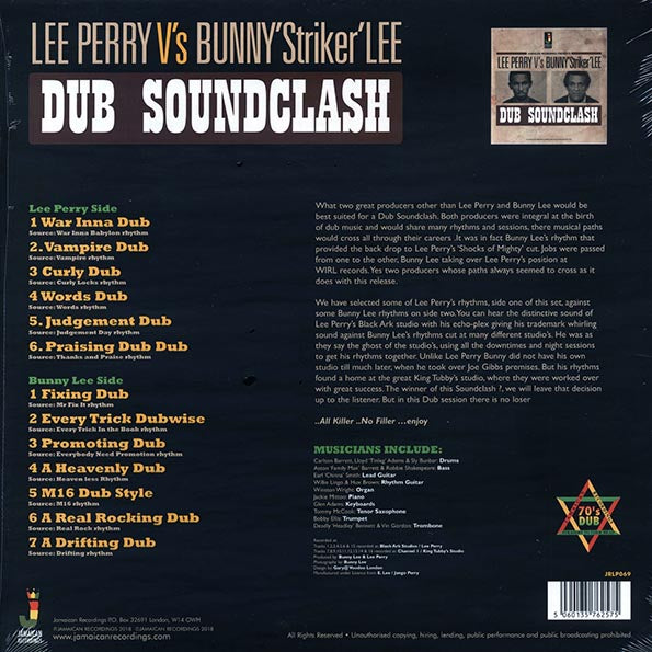 Lee Perry, Bunny Lee - Lee Perry Vs Bunny Striker Lee: Dub Soundclash (LP) - PureSound Records