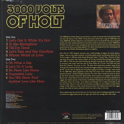 John Holt - 3000 Volts Of Holt (LP) - PureSound Records