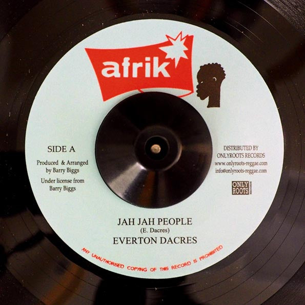 Everton Dacres - Jah Jah People  /  Stereophonics - Jah People Time (7")