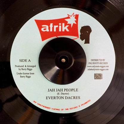 Everton Dacres - Jah Jah People  /  Stereophonics - Jah People Time (7")