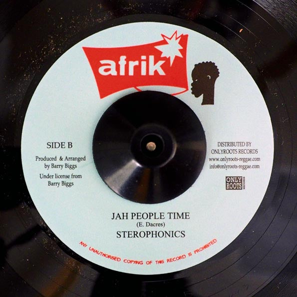 Everton Dacres - Jah Jah People  /  Stereophonics - Jah People Time (7")