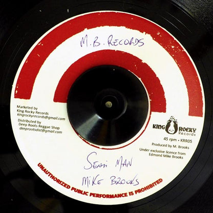 Mike Brooks - Sensi Man  /  Version (7")