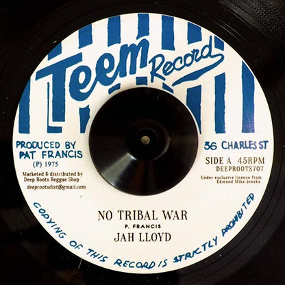 Jah Lloyd - No Tribal War  /  Bunny & Herman - Ark Of The Covenant (7")