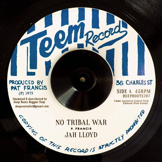 Jah Lloyd - No Tribal War  /  Bunny & Herman - Ark Of The Covenant (7")