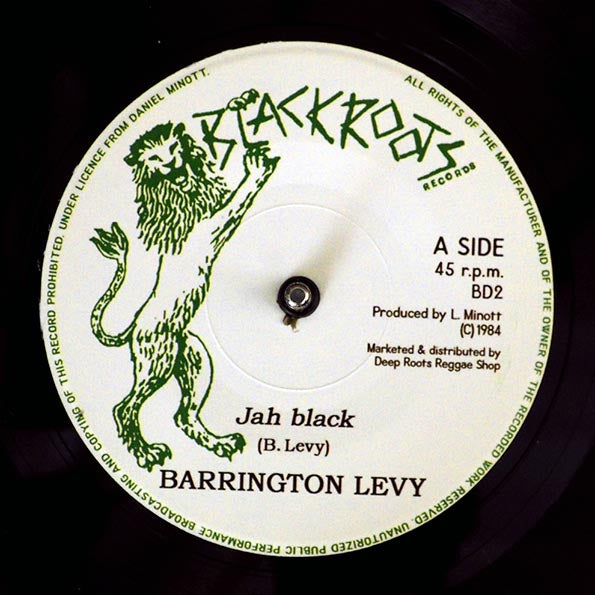 Barrington Levy - Jah Black  /  Version (7")