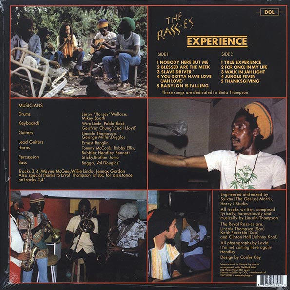 Prince Thompson & The Rasses - Experience (LP) - PureSound Records