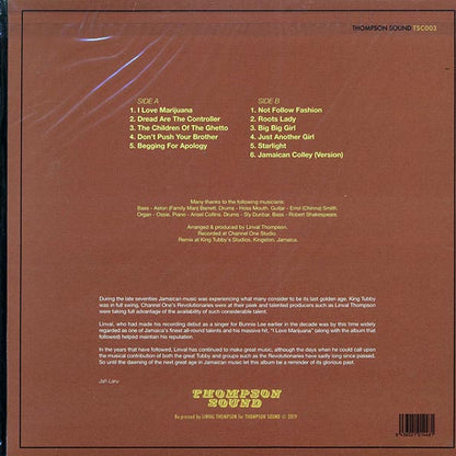 Linval Thompson - I Love Marijuana (LP) - PureSound Records