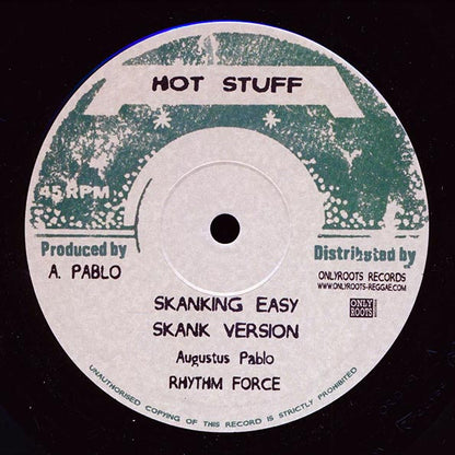 Augustus Pablo - Skanking Easy; Augustus Pablo - Skank Version  /  Dillinger - Down Town Rock; Augustus Pablo - Havendale Rock (10")