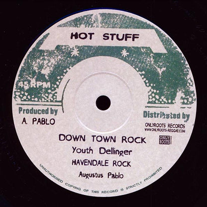 Augustus Pablo - Skanking Easy; Augustus Pablo - Skank Version  /  Dillinger - Down Town Rock; Augustus Pablo - Havendale Rock (10")