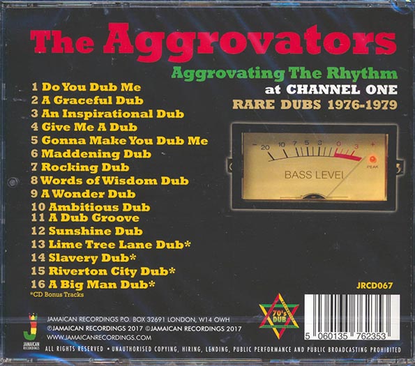 The Aggrovators - Aggrovating The Rhythm At Channel One: Rare Dubs 1976-1979 (CD)