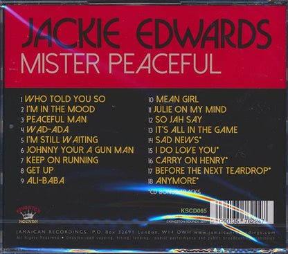 Jackie Edwards - Mister Peaceful (CD)