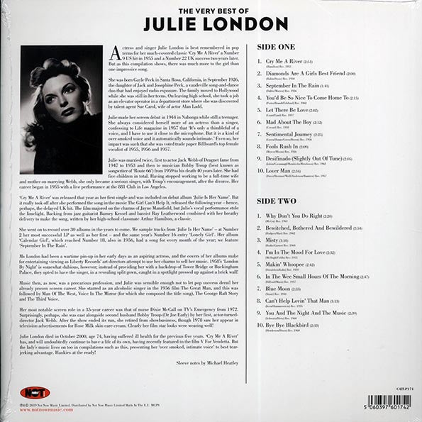 Julie London - The Very Best Of Julie London (LP) - PureSound Records