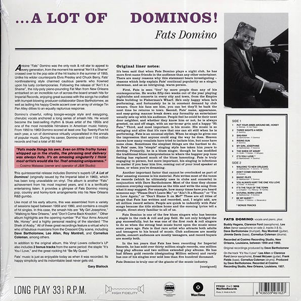Fats Domino - A Lot Of Dominos! (DMM) (ltd. ed.) (180g) (High-Def VV) (LP) - PureSound Records
