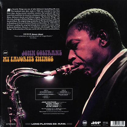 John Coltrane - My Favorite Things (+bonus track) (ltd. ed.) (180g) (LP) - PureSound Records