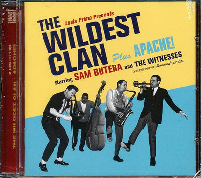 Sam Butera & The Witnesses - The Wildest Clan + Apache! (2 albums on 1 CD) (30 tracks) (+6 bonus tracks) (incl. 16-page booklet) (remastered) (24-bit master (CD)