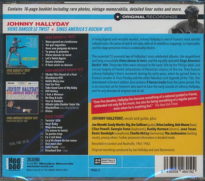 Johnny Hallyday - Viens Danser Le Twist + Sings America's Rockin' Hits (2 albums on 1 CD) (29 tracks) (incl. 16-page booklet) (remastered) (CD)