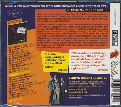 Gladys Knight & The Pips - Letter Full Of Tears (22 tracks) (+10 bonus tracks) (incl. 16-page booklet) (remastered) (CD)