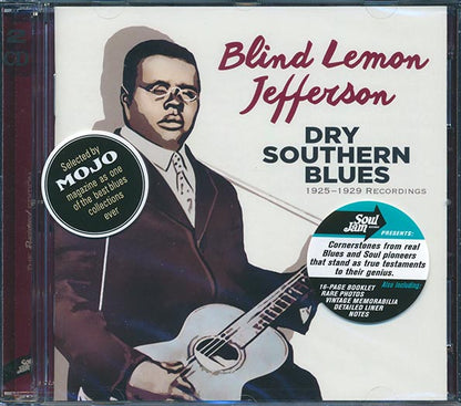 Blind Lemon Jefferson - Dry Southern Blues: 1925-1929 Recordings (50 tracks) (2xCD) (incl. 16-page booklet) (CD)