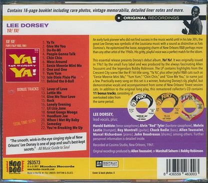 Lee Dorsey - Ya! Ya! (22 tracks) (+11 bonus tracks) (incl. 16-page booklet) (remastered) (CD)