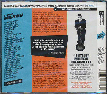 Little Milton - Long Distance Operator: 1953-1962 Sun, Meteor, Bobbin & Checker Sides (30 tracks) (incl. 16-page booklet) (24-bit mastering) (CD)