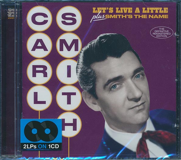 Carl Smith - Let's Live A Little + Smith's The Name (2 albums on 1 CD) (30 tracks) (incl. 16-page booklet) (24-bit mastering) (CD)