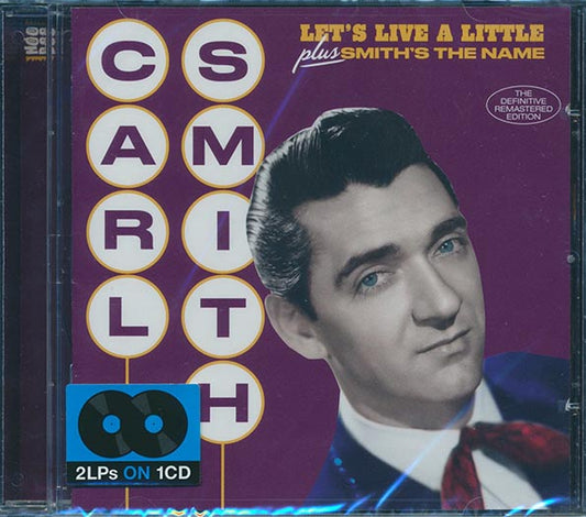 Carl Smith - Let's Live A Little + Smith's The Name (2 albums on 1 CD) (30 tracks) (incl. 16-page booklet) (24-bit mastering) (CD)