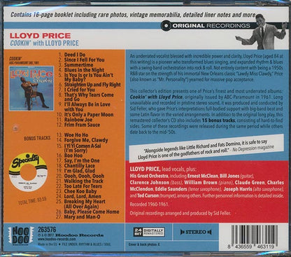 Lloyd Price - Cookin' (27 tracks) (+15 bonus tracks) (incl. 16-page booklet) (24-bit mastering) (CD)