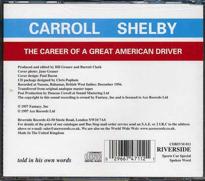 Carroll Shelby - The Career Of A Great American Driver (CD)