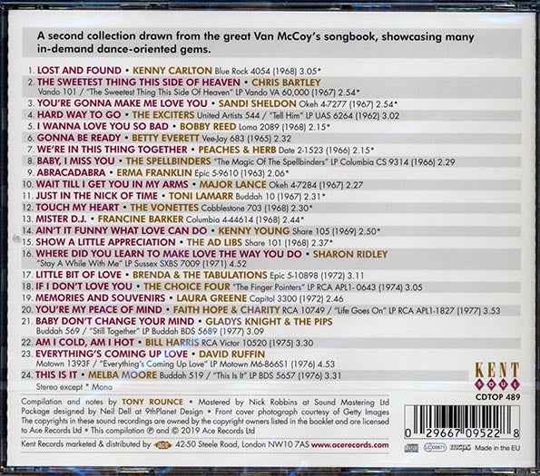 David Ruffin, Betty Everett, Gladys Knight & The Pips, Etc. - This Is It! More From The Van McCoy Songbook 1962-1977 (24 tracks) (incl. large booklet) (CD)