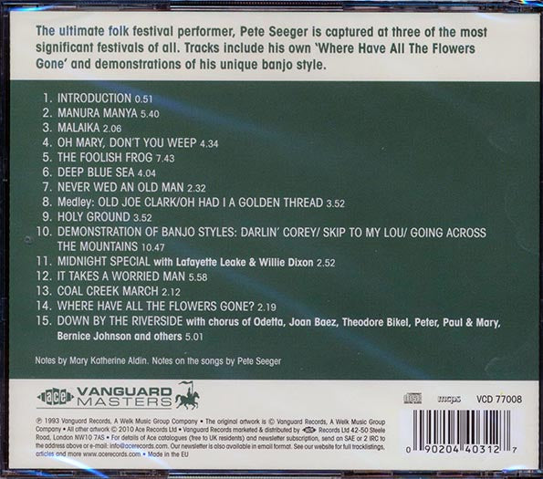 Pete Seeger - Live At Newport: Newport Folk Festival Classics (CD)