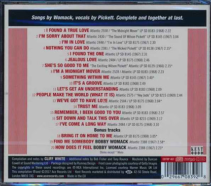 Wilson Pickett - Sings Bobby Womack (20 tracks) (incl. large booklet) (CD)