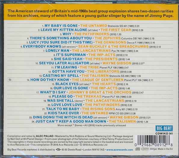 Johnny B Great & The Orchids, The Untamed, The Tribe, Etc. - Planet Beat: From The Shel Talmy Vaults (24 tracks) (incl. large booklet) (CD)