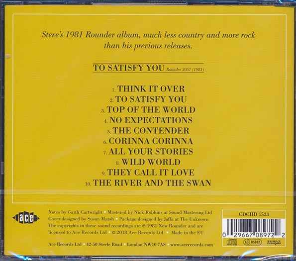 Steve Young - To Satisfy You (CD)