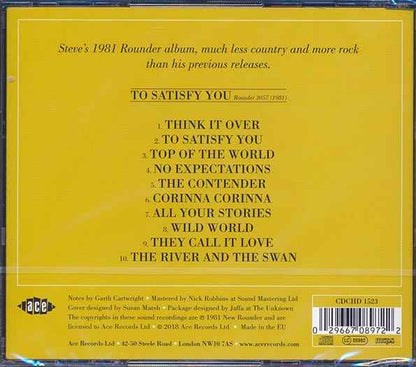Steve Young - To Satisfy You (CD)