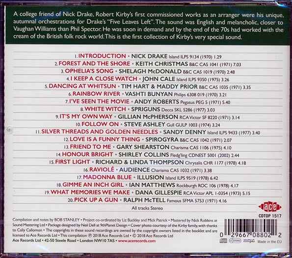 Nick Drake, Ian Matthews, John Cale, Etc. - When The Day Is Done: The Orchestrations Of Robery Kirby (20 tracks) (incl. large booklet) (CD)