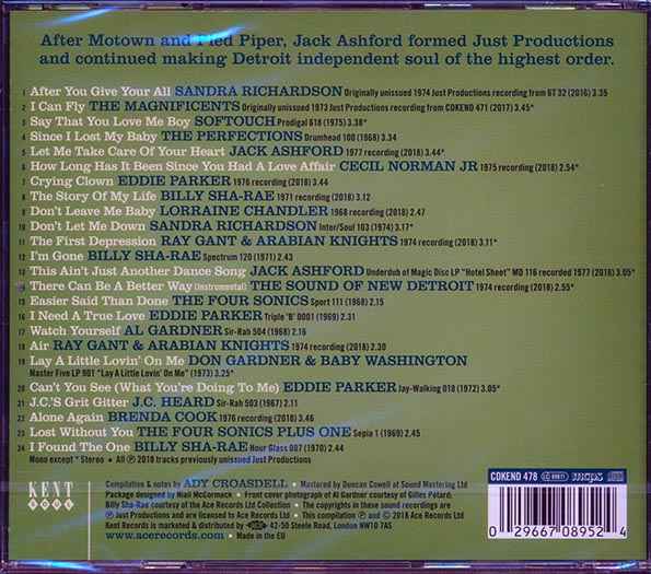 Eddie Parker, JC Heard, Al Gardner, Etc. - Jack Ashford Just Productions Volume 2 (24 tracks) (incl. large booklet) (CD)