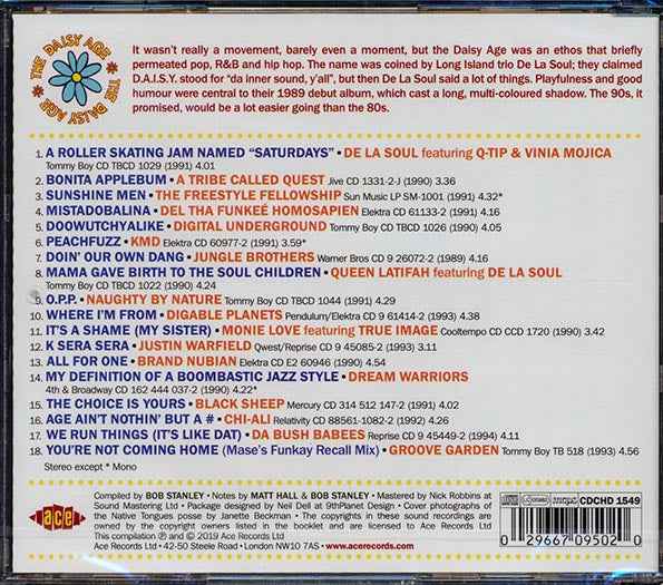 Digable Planets, De La Soul, A Tribe Called Quest, Etc. - The Daisy Age (incl. large booklet) (CD)