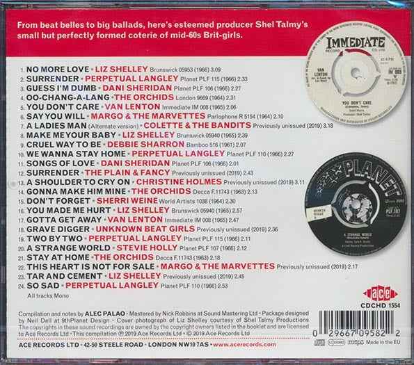 Liz Shelley, The Orchids, The Plain & Fancy - She's Girls: From The Planet Records Vaults (24 tracks) (incl. large booklet) (CD)