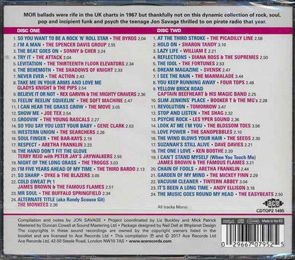 Joe Tex, The Byrds, The Troggs, Sonny & Cher, Etc. - Jon Savage's 1967: The Year Pop Divided (48 tracks) (2xCD) (incl. large booklet) (CD)