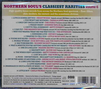 Peggy Woods, Little Nicky Soul, Betty Everett, Etc. - Northern Soul's Classiest Rarities Volume 6 (24 tracks) (incl. large booklet) (CD)