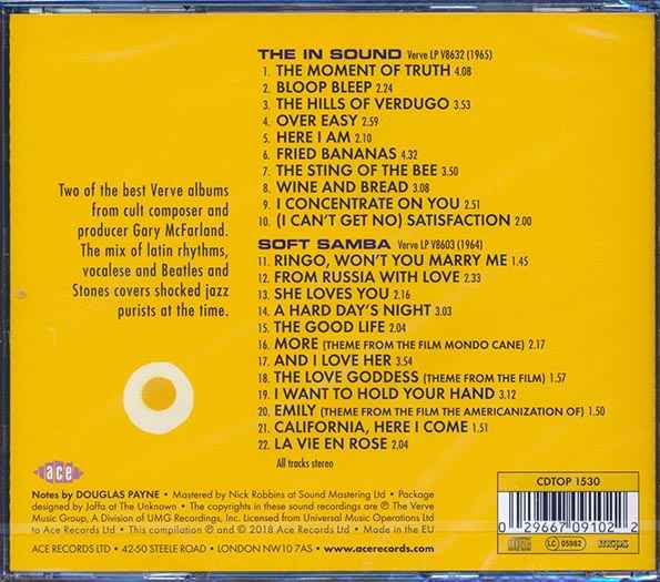 Gary McFarland - The In Sound + Soft Samba (2 albums on 1 CD) (22 tracks) (incl. large booklet) (CD)