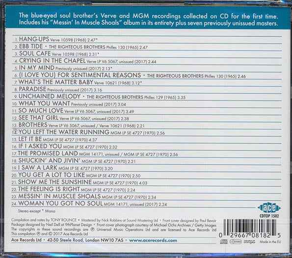 Bobby Hatfield - The Other Brother: A Solo Anthology 1965-1970 (24 tracks) (CD)